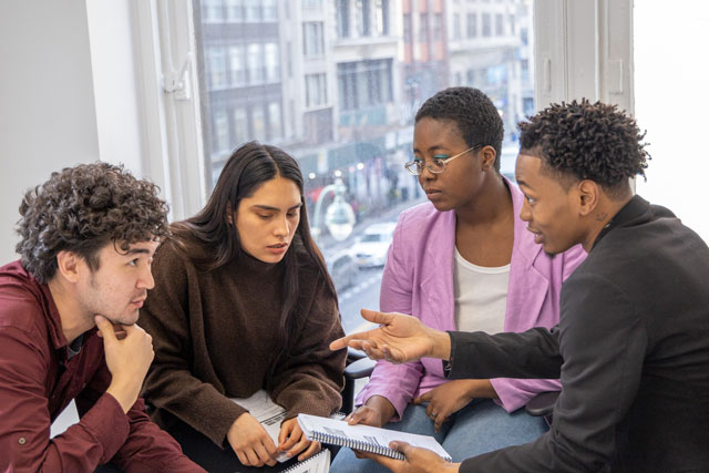 Curriculum developer providing consultation